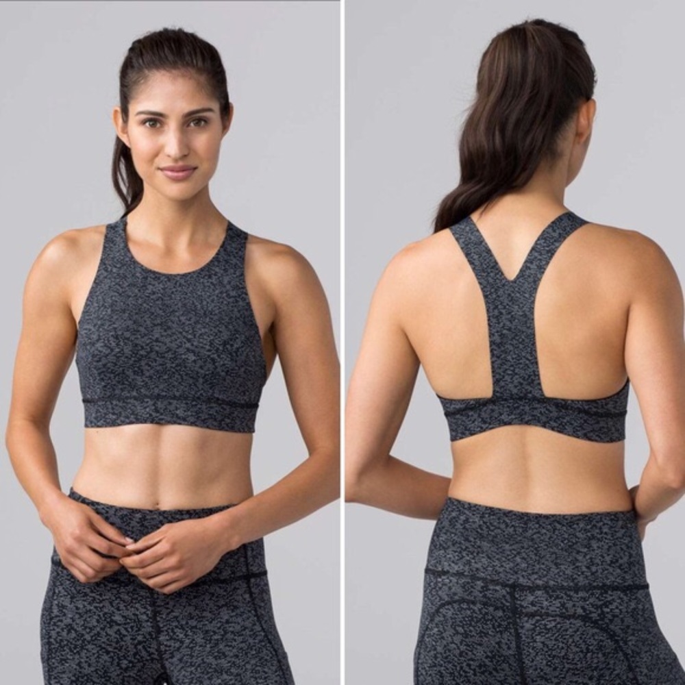 Lululemon Fast & Free Bra Soundwave Black Nulux 6